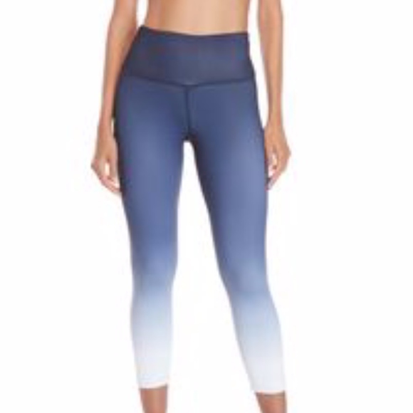 90 Degree By Reflex Pants - Blue Ombre Athletic Leggings